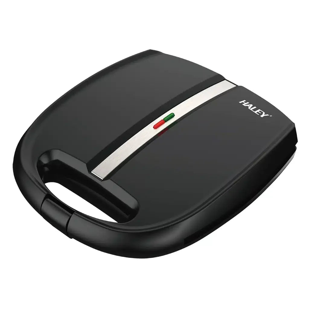 Aparat de Sandwich-uri HALEY HY-1041, 1400W, 8 Triunghiuri, Plăci Antiaderente, Încălzire Rapidă, Indicator Luminos, Negru