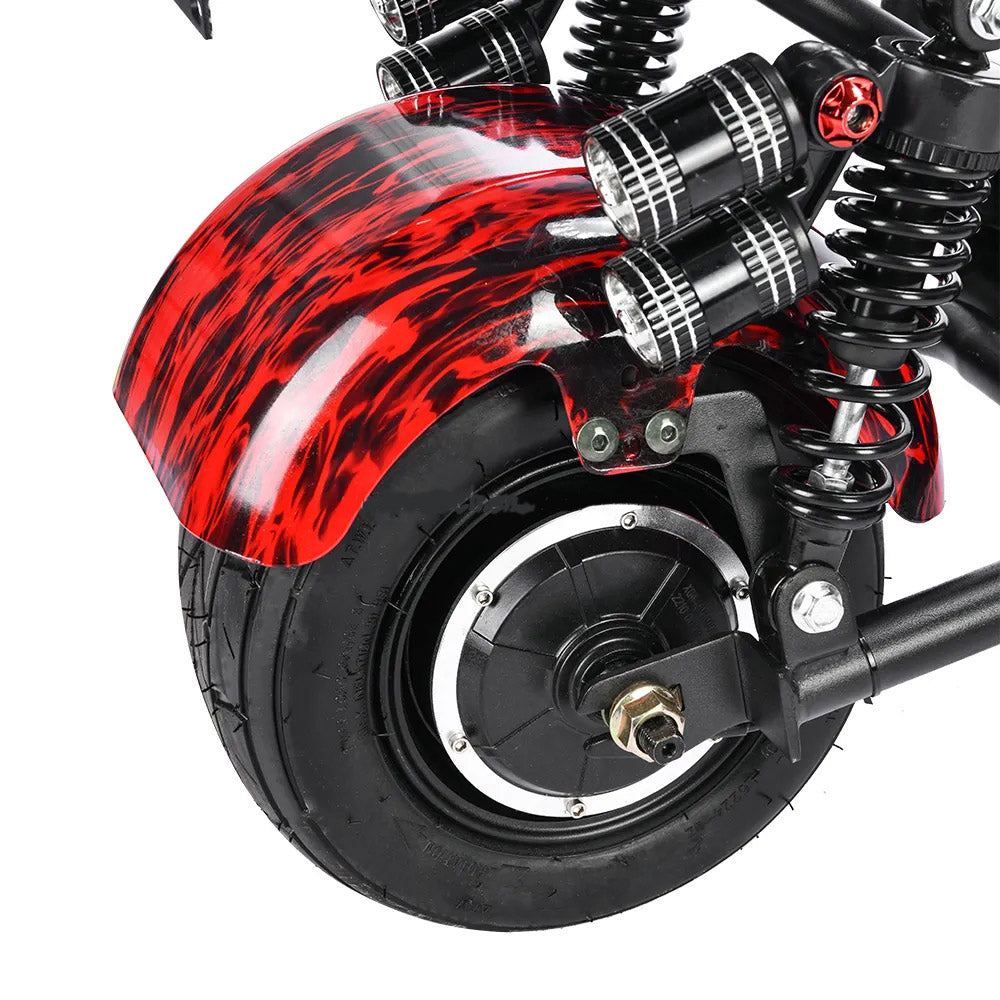 Trotinetă Electrică Off-Road, AT PERFORMANCE®, 1000W pliabilă – Viteză 45 km/h, Autonomie 45 km, Baterie 48V, 12Ah