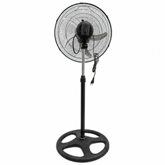 Ventilator 3 în 1 AT PERFORMANCE® AT-2055, 65W, 18 Inch, Podea, Perete și Picior, 3 Viteze, Oscilație, Reglabil pe Înălțime
