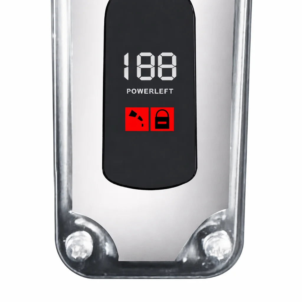 Mașină de tuns profesională HALEY HY-4507, fără fir, afișaj LCD, baterie 1800mAh, lame inox