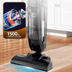 Aspirator Vertical HALEY HY-1923, 1500W, Fără Sac, Tehnologie Ciclonică, Ușor și Compact