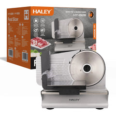 Feliator Electric Profesional HALEY HY-1328, 800W, Lamă Inox 190 mm, Grosime de Tăiere Reglabilă, pentru Carne, Mezeluri și Alimente