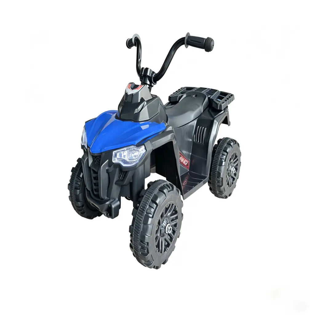 ATV Electric KIDOO pentru Copii 6V, Motor 380, Faruri LED, Pornire cu Buton, Design Off-Road, Albastru