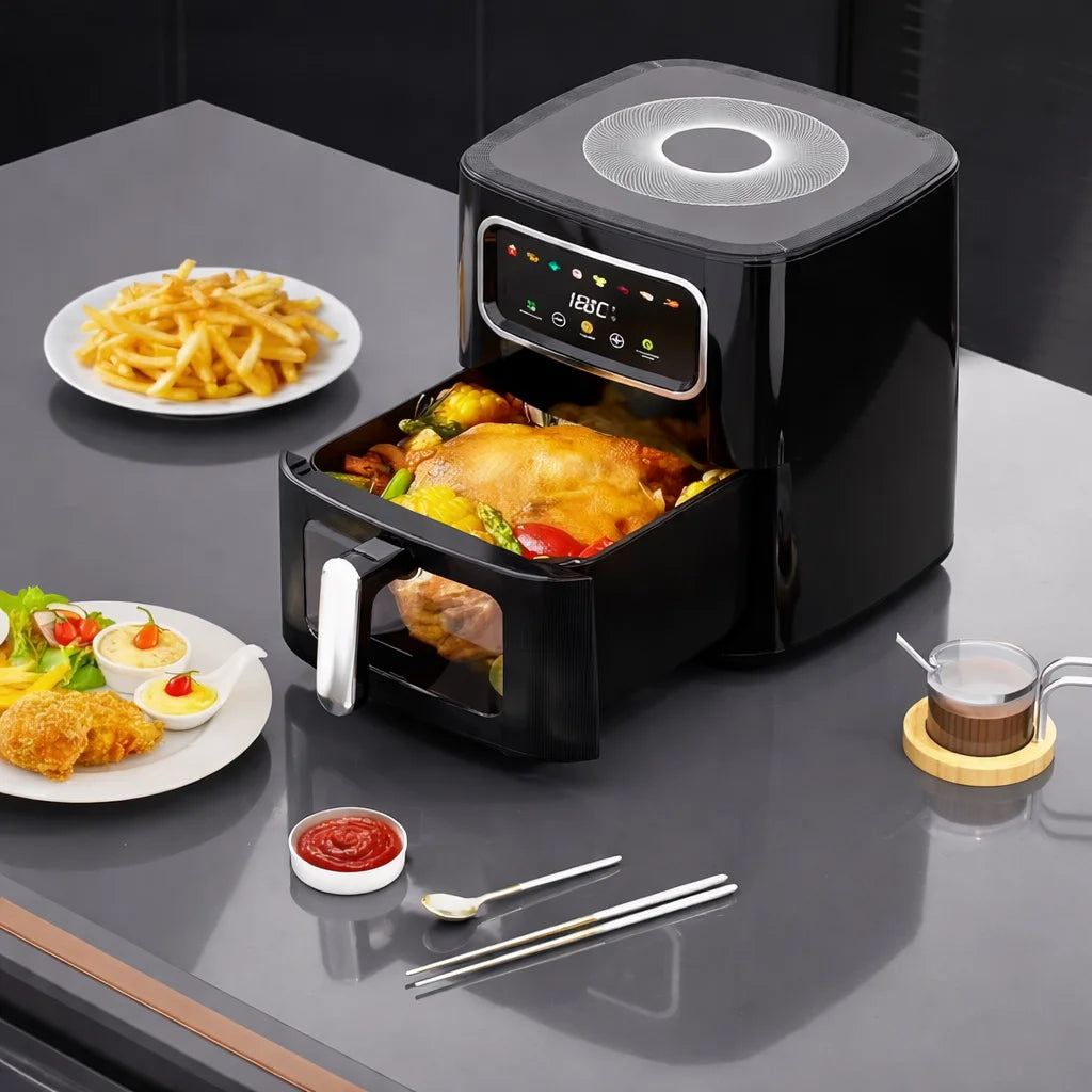 Friteuză cu Aer Cald AT Performance AT-M60, 10L, 2800W, Control Digital