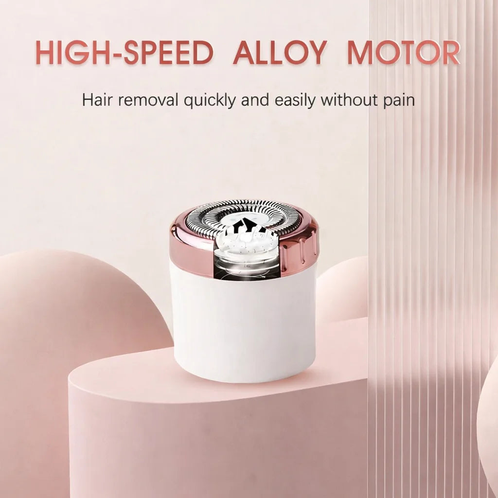 Kit Profesional de Îngrijire 4-în-1 – Lady Shaver Elegant & Trimmer Multifuncțional