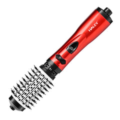 Perie rotativa HALEY, 1200W, 2 viteze, 3 trepte temperatura, Invelis Ceramic, Roșu/Negru