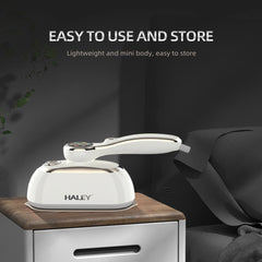 Steamer HALEY HY-2004, 2000W, Rezervor 150 ml, Talpă Inox, Încălzire Rapidă, Abur Continuu, Portabil, Ideal pentru voiaj, Alb