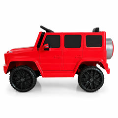 Mașină Electrică pentru Copii Tip SUV 4x4 Premium, Design Inspirat Mercedes G-Class AMG, 12V, Lumini LED, Muzică, Rosu