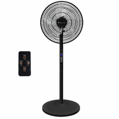 Ventilator cu Picior AT PERFORMANCE® AT-2056, 65W, Telecomandă, 8 Viteze, Oscilație, Display LED, Silentios
