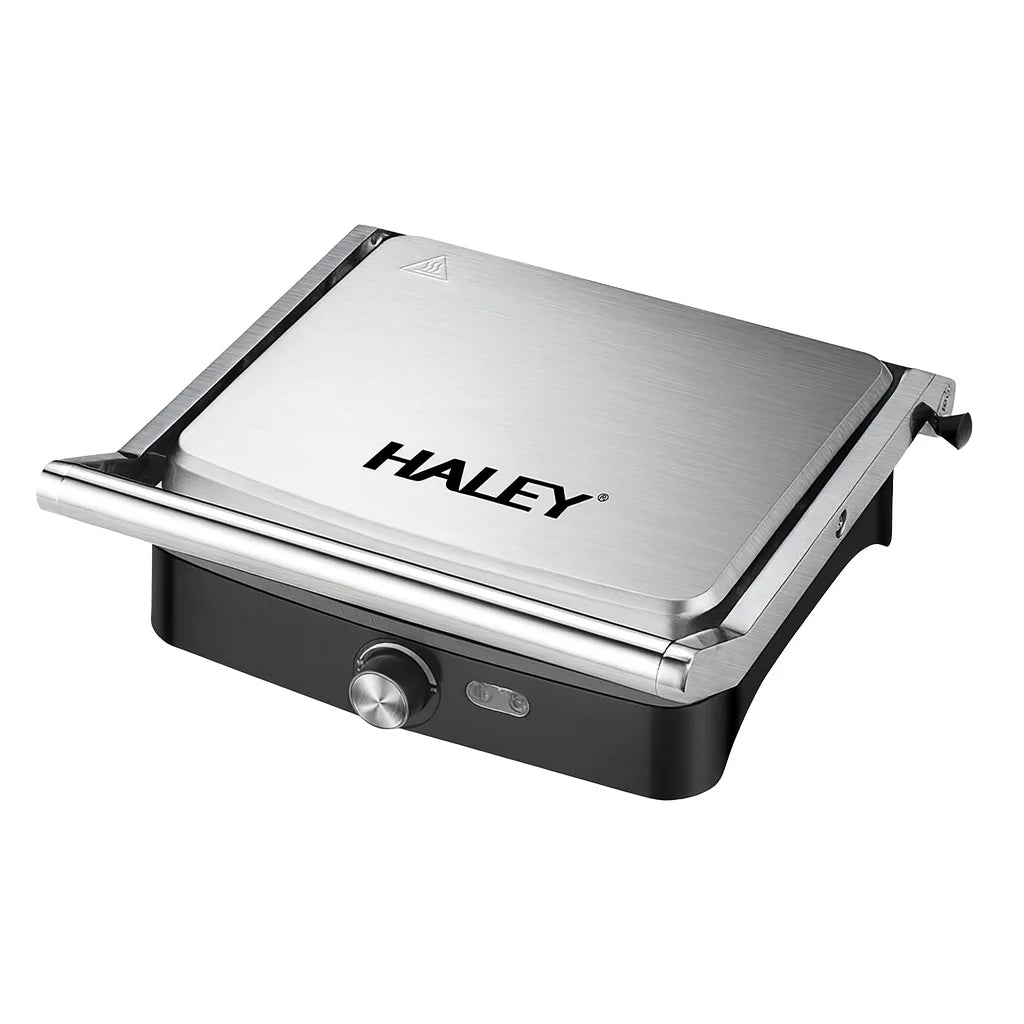 Grill Electric Haley HY-8609, 2000W, Plăci Antiaderente, Deschidere 18 ...