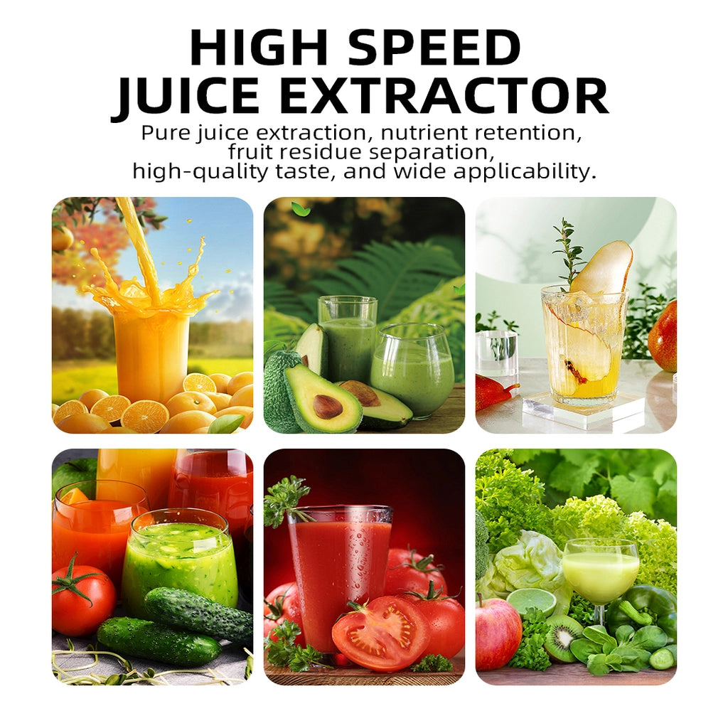 Storcător Electric de Fructe și Legume HALEY HY-2901, 1000W, Gură de Alimentare 70 mm, 3 Trepte de Viteză + Pulse, Recipient Suc 600 ml, Recipient Pulpă 1,5 L, Filtru Inox, Argintiu/Negru