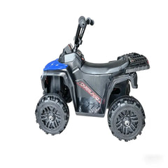 ATV Electric KIDOO pentru Copii 6V, Motor 380, Faruri LED, Pornire cu Buton, Design Off-Road, Albastru