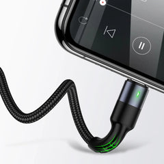 Cablu de incarcare împletit 3 în 1 USAMS, Lightning - USB-C - Micro USB, 5V, 1.2m