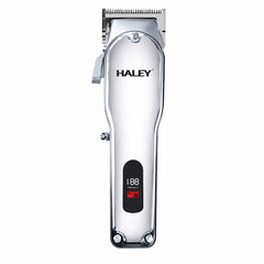Mașină de tuns profesională HALEY HY-4507, fără fir, afișaj LCD, baterie 1800mAh, lame inox