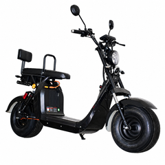 Scuter Electric 2 Persoane, Viteză Limitată 25 km/h – Fără Permis,  Motor 1500W, Baterie 20Ah, Suspensie Hidraulică, COC Inclus