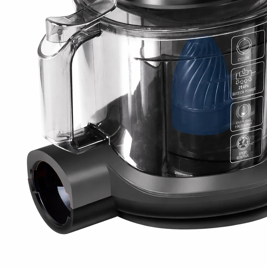 Aspirator Fără Sac HALEY 4,5L, 3000W, Aspirator de Praf, Aspirator Puternic cu Fir, de Calitate, cu Ciclon