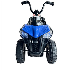ATV Electric KIDOO pentru Copii 6V, Motor 380, Faruri LED, Pornire cu Buton, Design Off-Road, Albastru