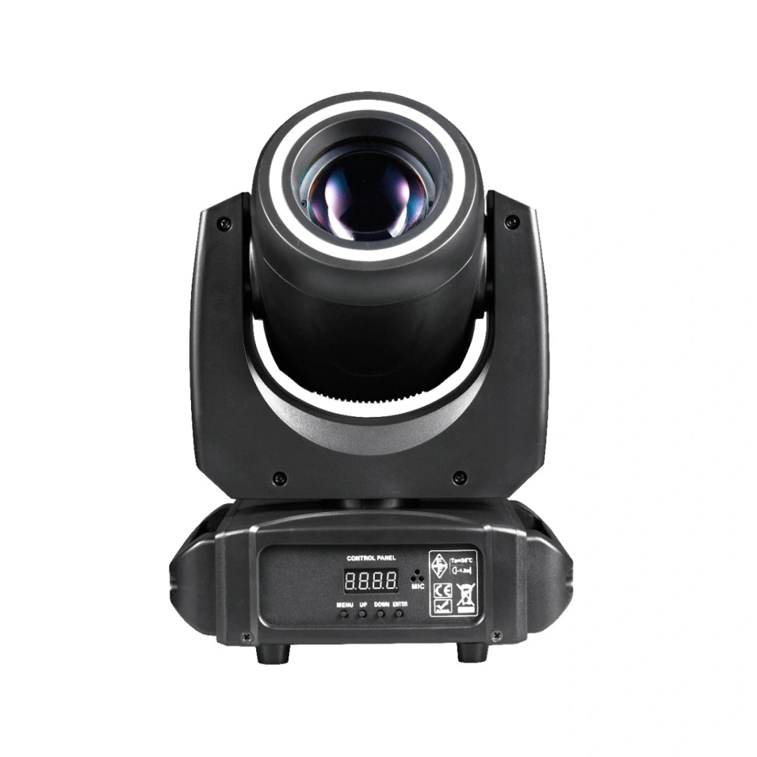 Moving Head LED Small Steeler Abyss – Lyra LED Profesională cu Prismă 18 Fațete, Gobo 8 Modele, Scanner DMX512 14CH, Efect Voice-Activated pentru Club, Disco, Scenă și Evenimente
