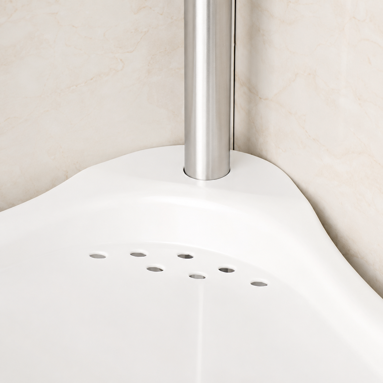 Etajeră Colț Baie AT Performance®, Telescopică 185-310 cm, 4 Rafturi, Organizator Duș, Montaj Fără Găurire