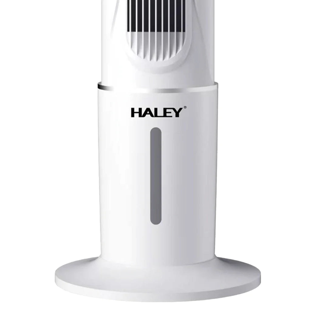 Răcitor de Aer Tip Turn HALEY HY-6117, 2000W, Rezervor 4,5L, 3 Trepte de Viteză, Oscilație Automată, Telecomandă, Timer, Display LED, Alb