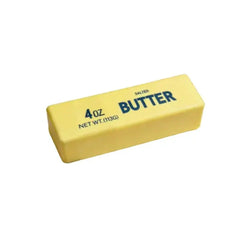 Jucarie interactiva copii, Stick de unt moale, efect de revenire lenta, Super Soft, Cu Aroma de Unt, 13 cm aprox, Galben
