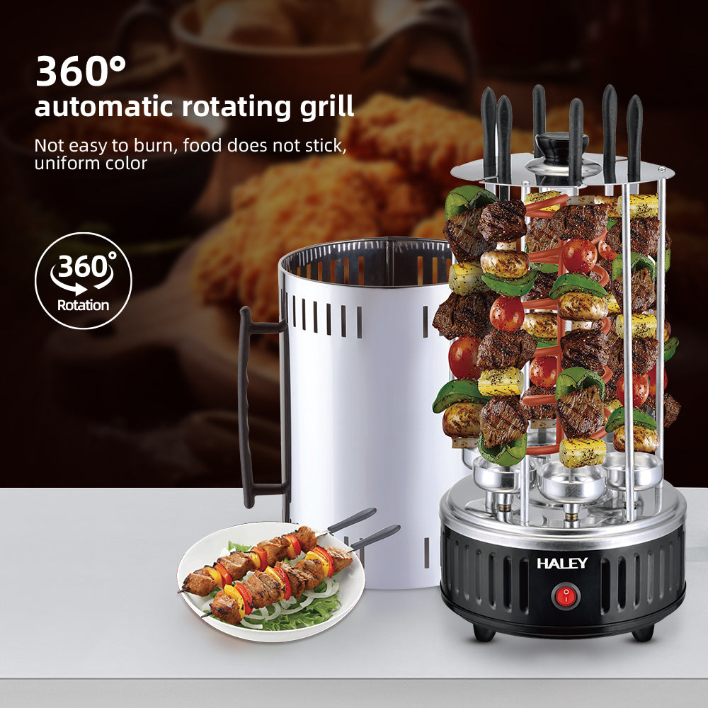 Gratar Electric de Interior HALEY HY-8602 – Performanta Ridicata, Design Modern si Operare Simpla pentru Gatit Acasa