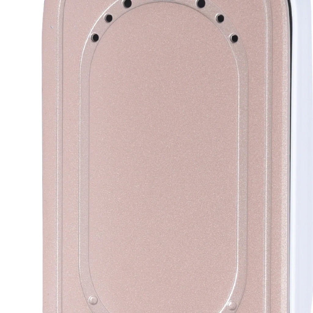 Fier de Călcat Vertical cu Aburi HALEY HY-2075, 1300W, Rezervor 150 ml, Talpă Ceramică Antiaderentă, Abur Puternic, Încălzire Rapidă, Alb/Auriu