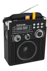 Radio Portabil AM/FM/SW cu MP3, USB, SD, Lanternă și AUX-IN