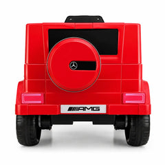 Mașină Electrică pentru Copii Tip SUV 4x4 Premium, Design Inspirat Mercedes G-Class AMG, 12V, Lumini LED, Muzică, Rosu