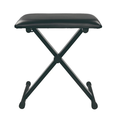 Scaun pentru Orga cu Inaltime Reglabila, Confort Sporit, Design Stabil, 52 / 55 / 57 cm, Pliabil, Usor de Depozitat, Protectie Podea, Negru