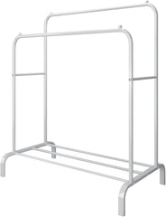 Suport pentru umerase si pantofi, AT PERFORMANCE®, 150 x 110 x 57 cm, Alb