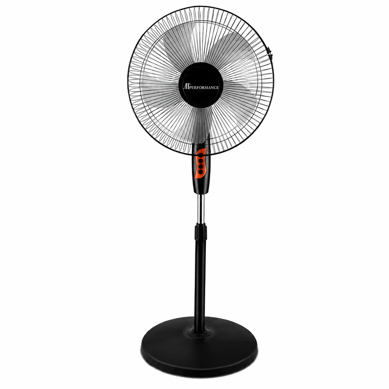 Ventilator cu Picior AT PERFORMANCE® AT-2054, 65W, 16 Inch, 3 Viteze, Oscilație Automată, Înălțime Reglabilă