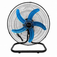 Ventilator 3 în 1 AT PERFORMANCE® AT-2055, 65W, 18 Inch, Podea, Perete și Picior, 3 Viteze, Oscilație, Reglabil pe Înălțime