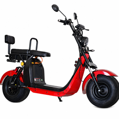 Scuter Electric 2 Persoane, Viteză Limitată 25 km/h – Fără Permis,  Motor 1500W, Baterie 20Ah, Suspensie Hidraulică, COC Inclus