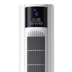 Răcitor de Aer Tip Turn HALEY HY-6117, 2000W, Rezervor 4,5L, 3 Trepte de Viteză, Oscilație Automată, Telecomandă, Timer, Display LED, Alb