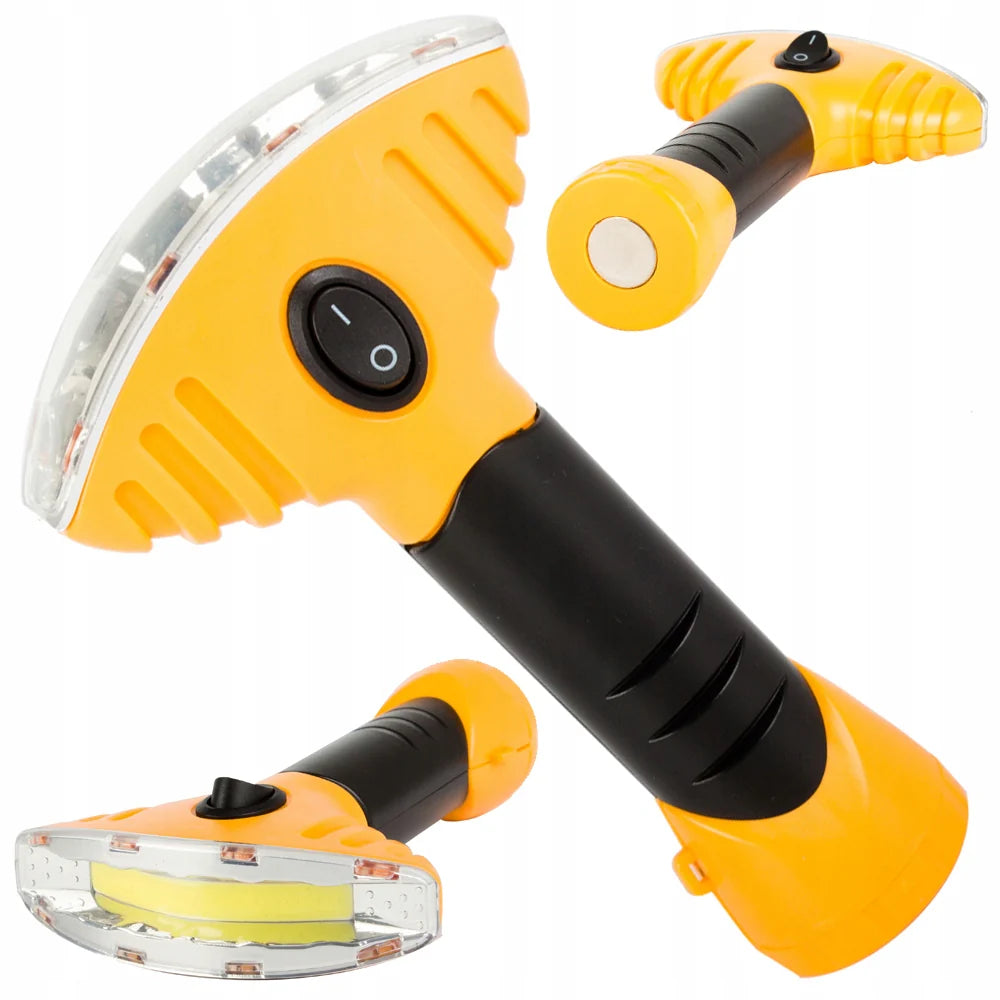 Lanterna magnetica Nouveau, cu unghi larg 180 grade, 15 LED-uri, maner ergonomic si confortabil, 15.5x10x4 cm