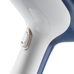 Fier de Calcat cu Abur HALEY, 1600W, Design Compact, Incalzire Rapida in 15 Secunde si Performanta Profesionala, Albastru/Alb
