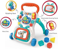 Antepremergator multifunctional , tăbliță de scris , forme geometrice colorate