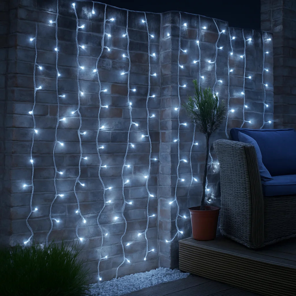 Instalație luminoasă tip perdea AT Performance 3x2M, 240 LED, IP65, efect curgere