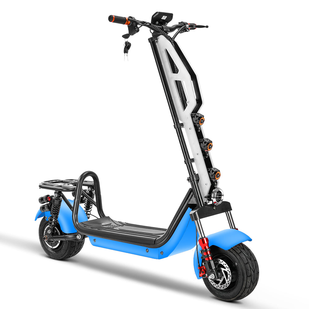 Pachet Premium – Trotinetă Electrică Off-Road, AT PERFORMANCE®, 1000W pliabilă – Viteză 45 km/h, Autonomie 45 km, Baterie 48V, 12Ah + Căști KLGO True Wireless Bluetooth cu Sunet Clar și Autonomie Extinsă