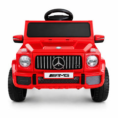 Mașină Electrică pentru Copii Tip SUV 4x4 Premium, Design Inspirat Mercedes G-Class AMG, 12V, Lumini LED, Muzică, Rosu