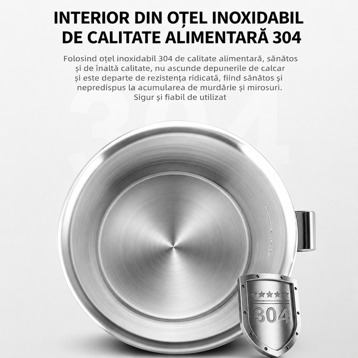 Termos Electric Profesional HALEY HY-6935L, 35L, 2500W, Inox 304, Robinet, Indicator Nivel Apă, Menținere Temperatură