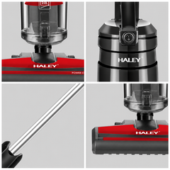 Aspirator Vertical Fără Sac HALEY HY-1921, 1500W, Tehnologie Cyclone, Filtru HEPA, Recipient 2L, Cablu 3,8 m