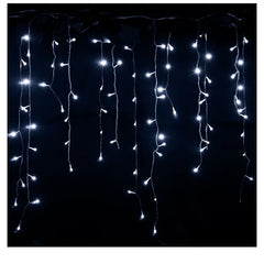 Ghirlandă luminoasă Crăciun 12 metri AT PERFORMANCE® – 300 LED-uri alb rece, decor interior/exterior