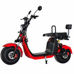 Scuter Electric 2 Persoane, Viteză Limitată 25 km/h – Fără Permis,  Motor 1500W, Baterie 20Ah, Suspensie Hidraulică, COC Inclus