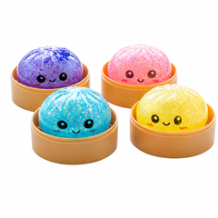 Jucărie Antistres Squishy Dumpling AT PERFORMANCE®, 10 cm, Gălușcă Moale din Silicon, cu Cutie și Culoare Surpriză