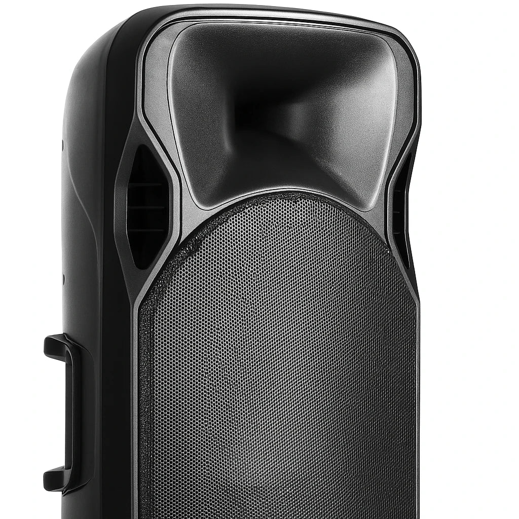 Boxă portabilă profesională AT Performance A15-15, 800W, Karaoke, Bluetooth, Microfon wireless, Baterie reîncărcabilă