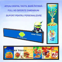 Reclama luminoasa led, AT PERFORMANCE®, Programabila, Wi-Fi, USB, P5 Full Color, 200 x 70 cm, Aluminiu/ABS