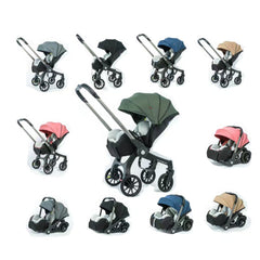 Cărucior 4 în 1 pentru Bebeluși Stroller Plus 2053 – Sistem Multifuncțional, 0-3 Ani