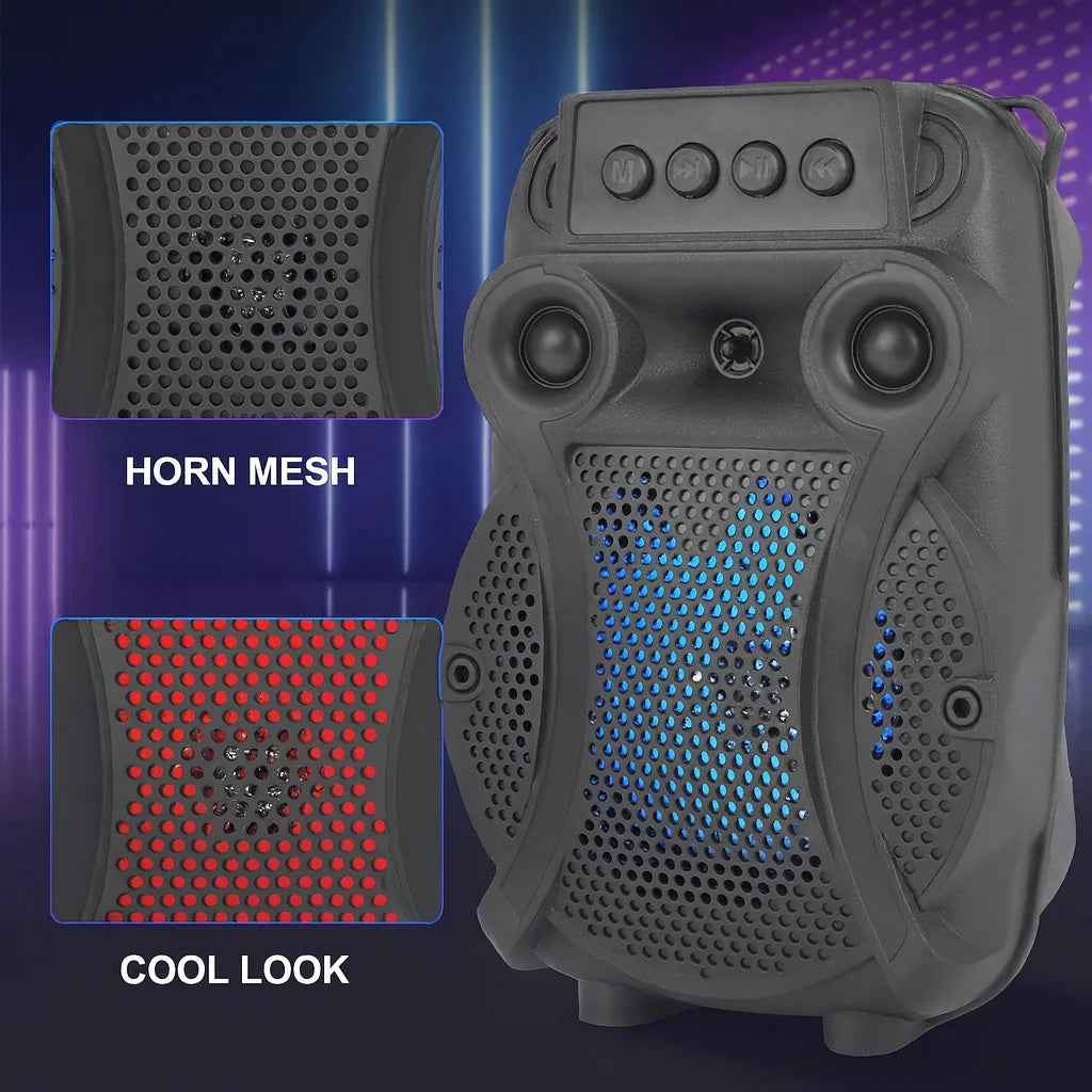 Boxă Portabilă Bluetooth AT PERFORMANCE® -1429, 8W, LED, 1200mAh, Microfon